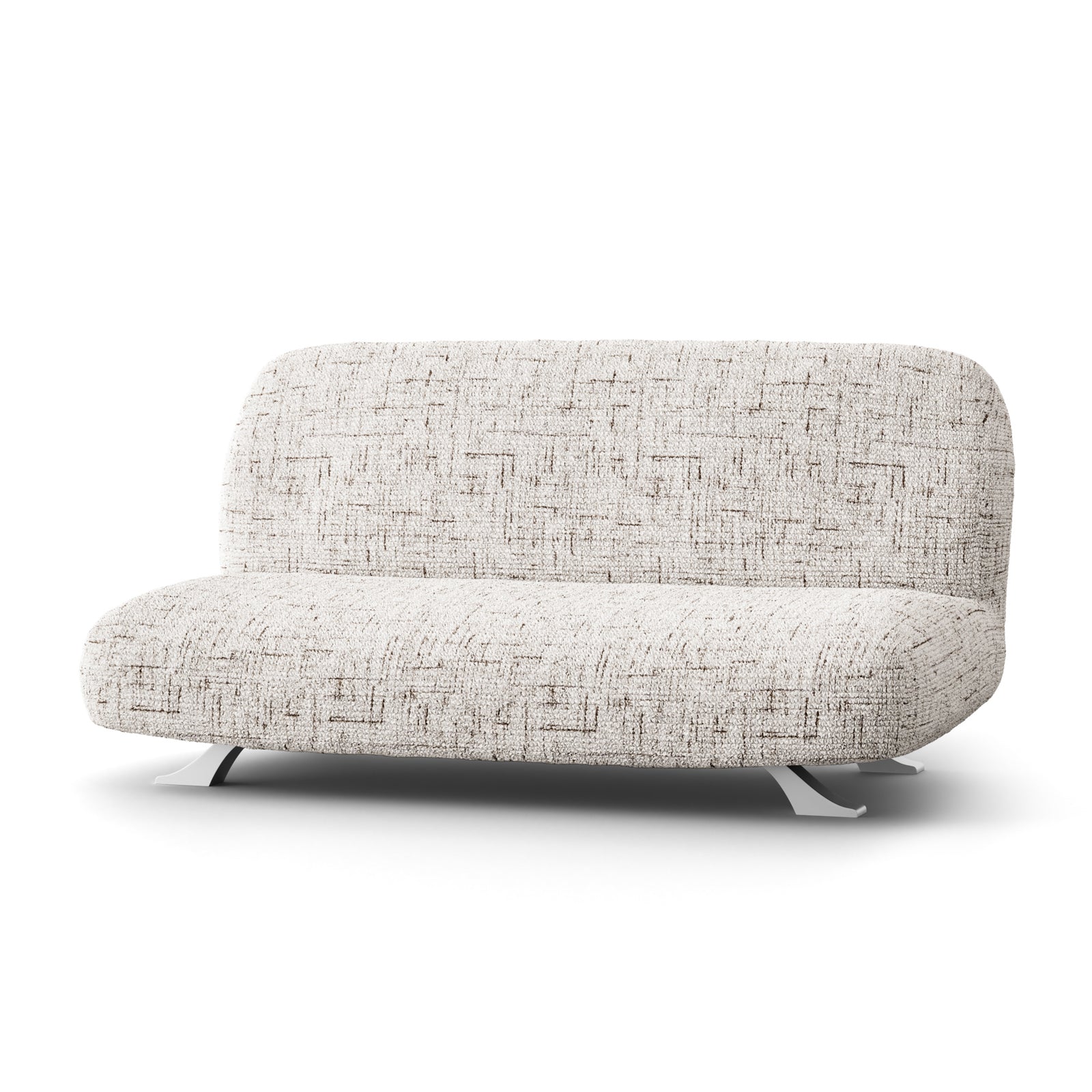Housse pour canapé-lit futon sans accoudoirs - Tiffany, microfibre