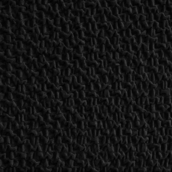 L-Shaped Sofa Cover (Left Chaise) - Black, Velvet Collection