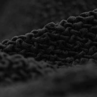 Housse de canapé en L (méridienne droite) - Noir, Collection Velvet