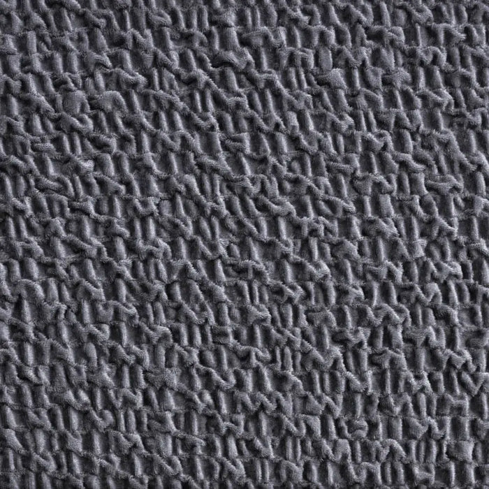 Housse de canapé en L (méridienne droite) - Gris, Collection Velvet