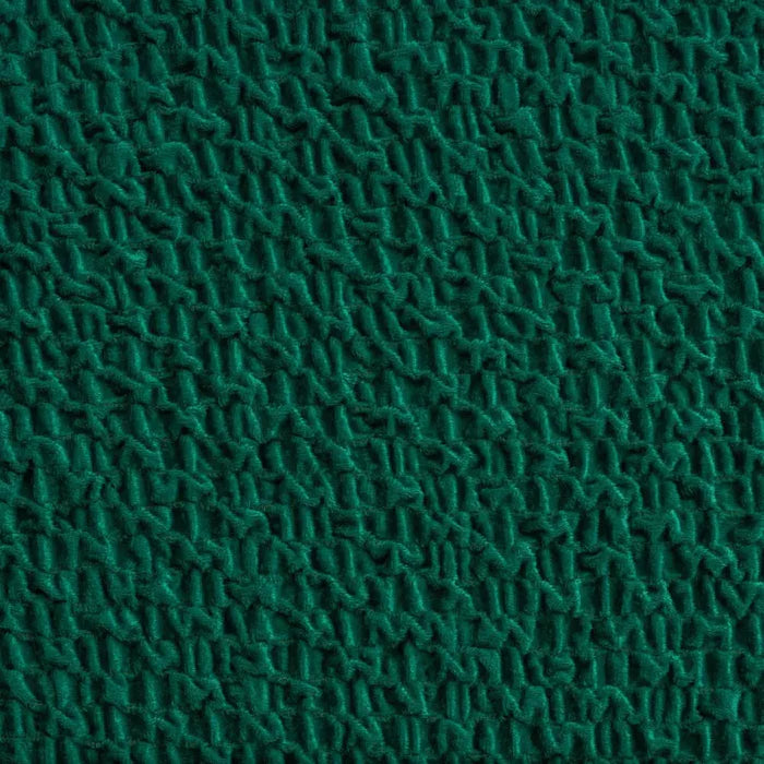 Housse de canapé en L (méridienne droite) - Vert, Collection Velvet