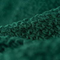 Footstool Cover - Green, Velvet
