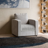 Arm Chair Seat Cover - Pearl, Microfibra