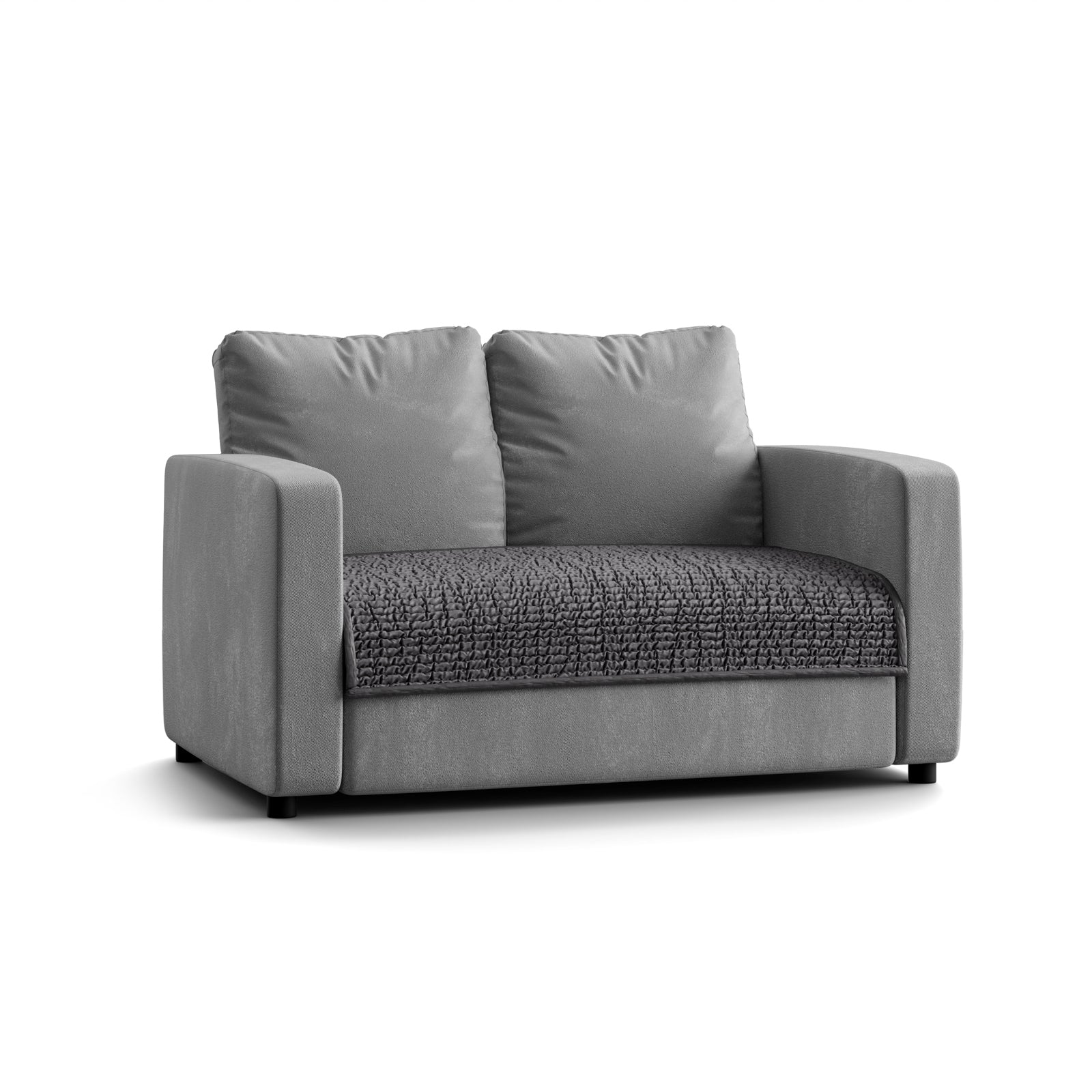 2 Seater Sofa Seat Cover - Charcoal, Microfibra