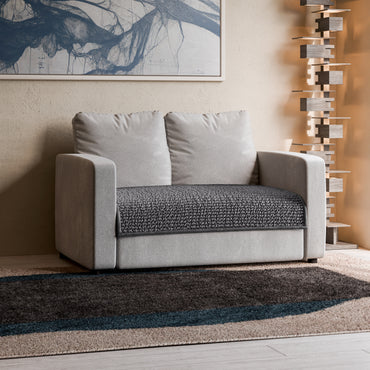2 Seater Sofa Seat Cover - Charcoal, Microfibra