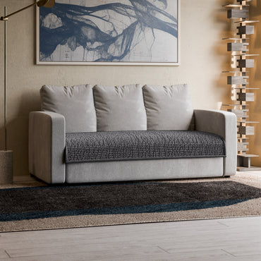 3 Seater Sofa Seat Cover - Charcoal, Microfibra