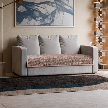 3 Seater Sofa Seat Cover - Choco, Microfibra