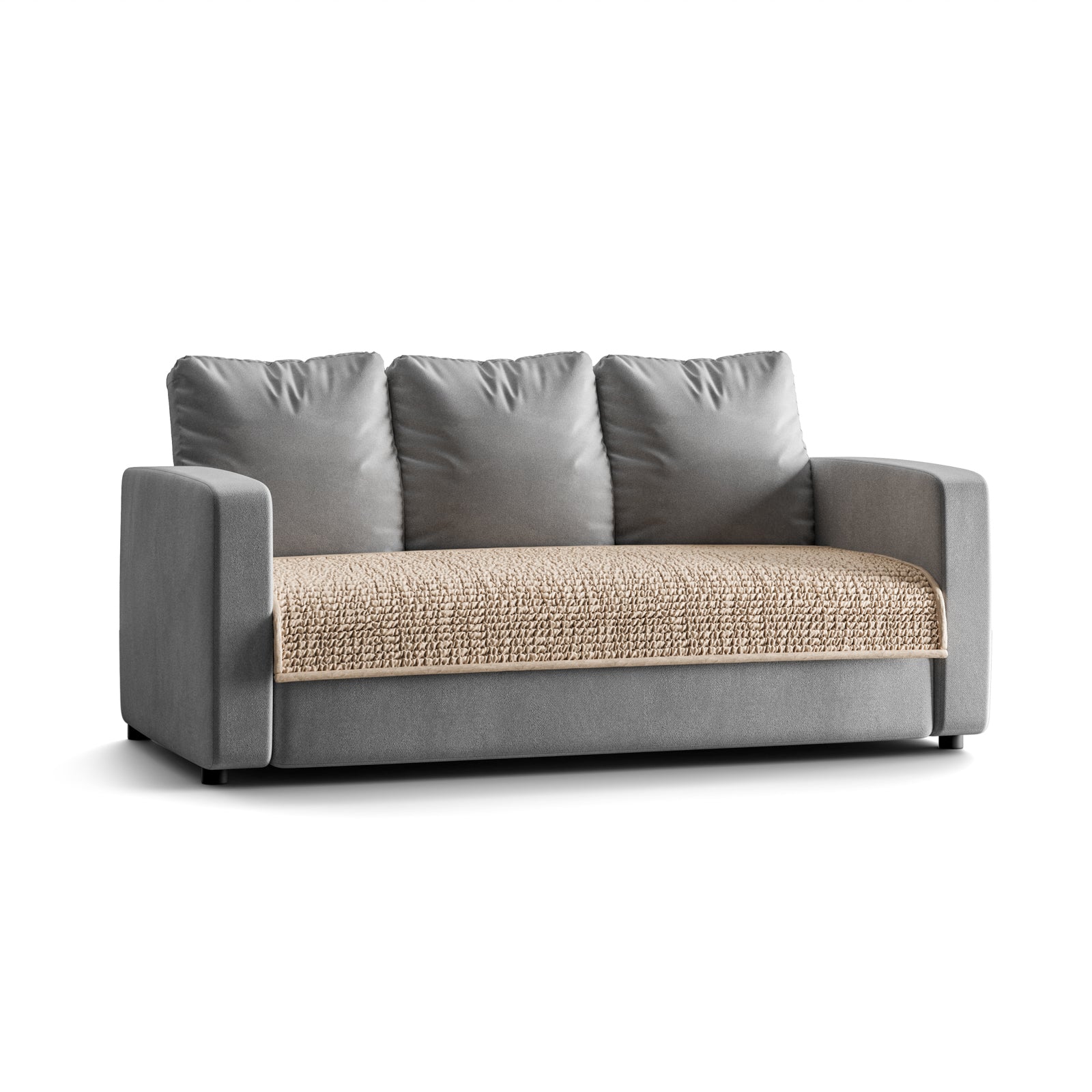 3 Seater Sofa Seat Cover - Tapioca, Microfibra