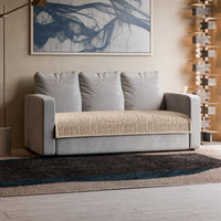 3 Seater Sofa Seat Cover - Tapioca, Microfibra
