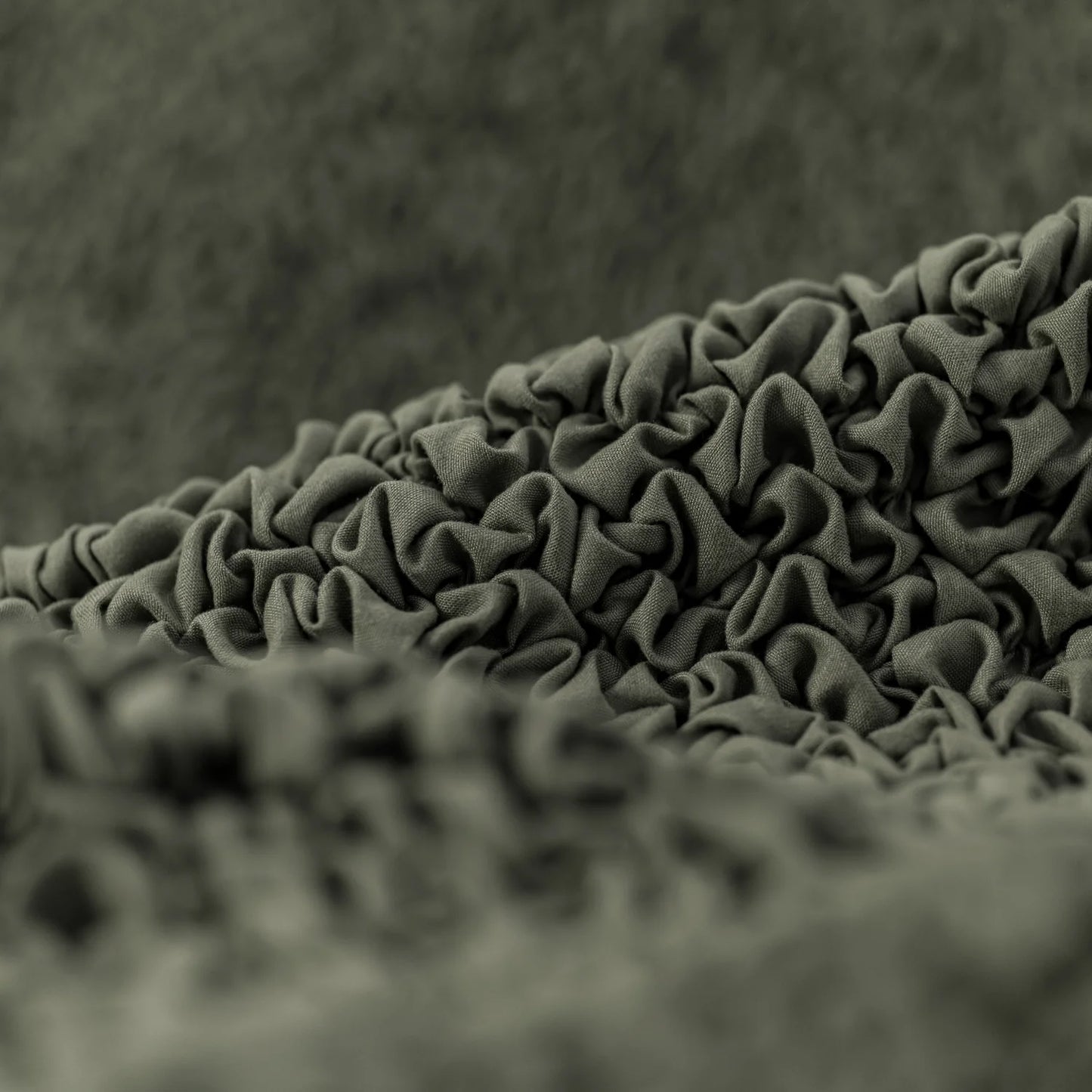 L Shaped Sofa Cover (Left Chaise) - Moss Green, Microfibra Collection