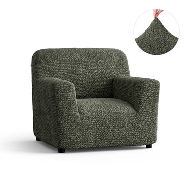 Arm Chair Cover - Moss Green, Microfibra