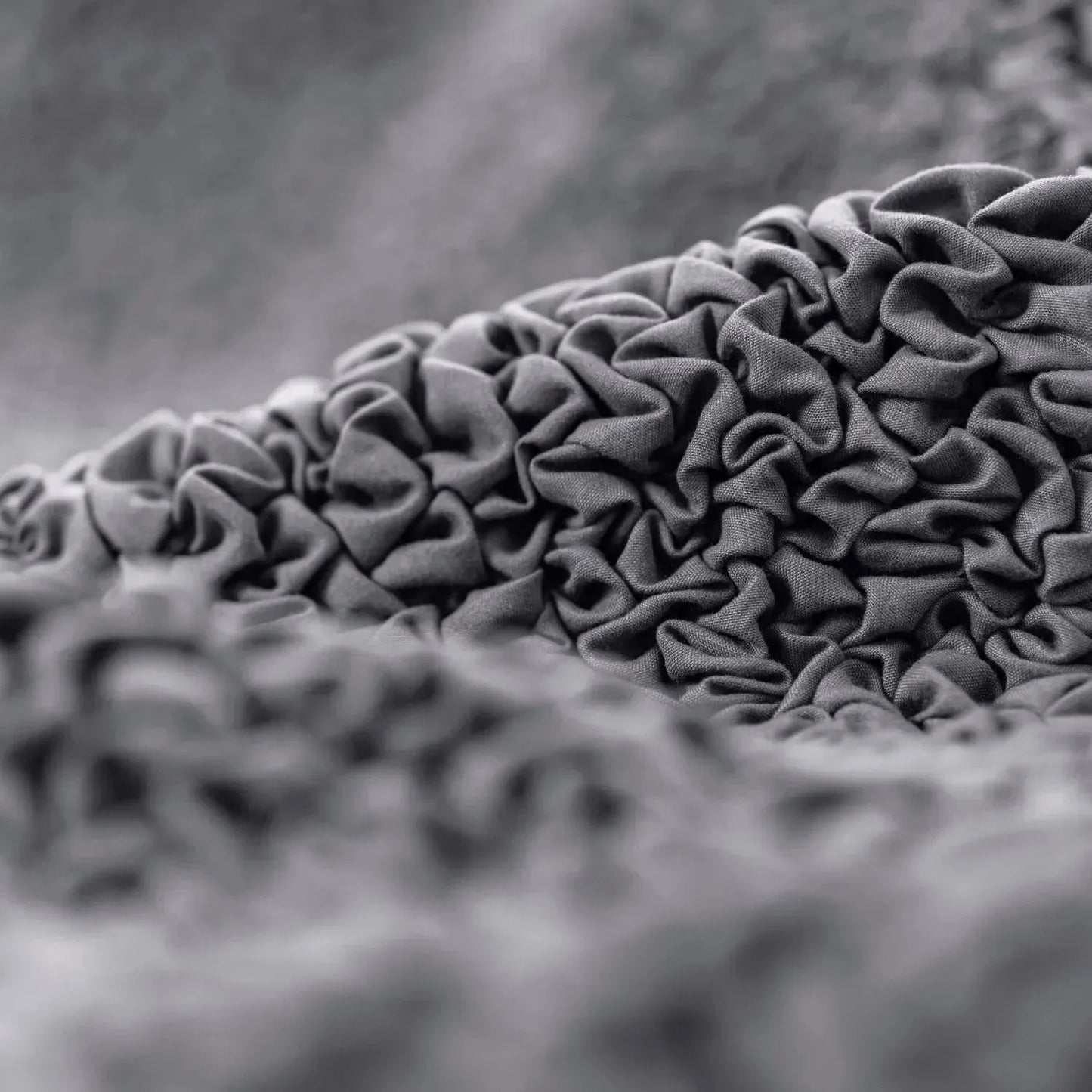 Futon Armless Sofa Bed Slipcover - Charcoal, Microfibra