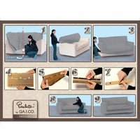 FOLDING CARDBOARDS WITH RIDGES - SET OF 4