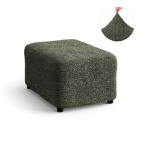 Footstool Cover - Moss Green, Microfibra
