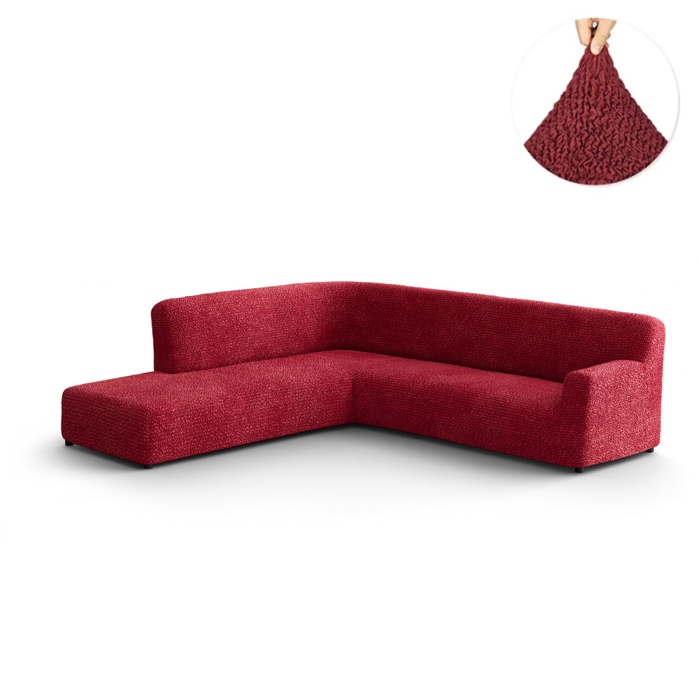 Fullback Sofa Cover (Left Chaise) - Bordeaux, Microfibra Collection