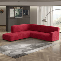 Fullback Sofa Cover (Left Chaise) - Bordeaux, Microfibra Collection