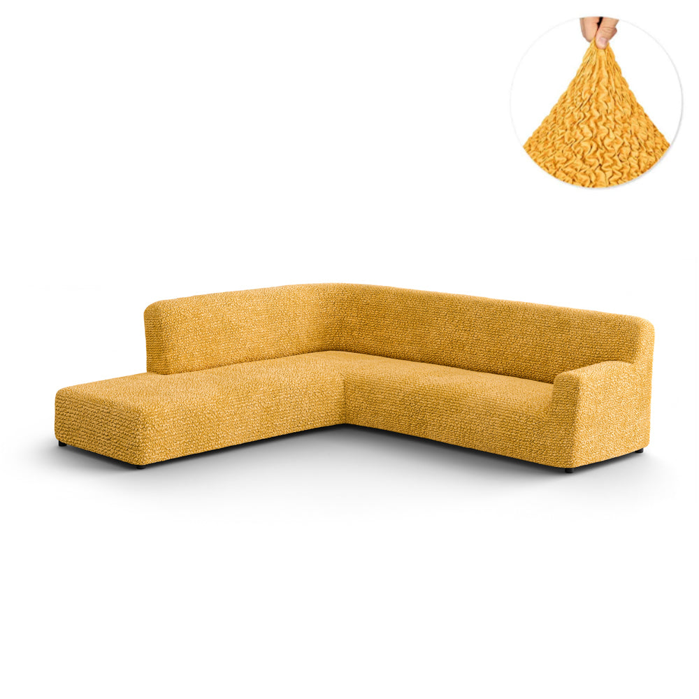 Fullback Sofa Cover (Left Chaise) - Mango, Microfibra Collection
