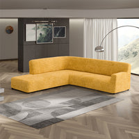 Fullback Sofa Cover (Left Chaise) - Mango, Microfibra Collection