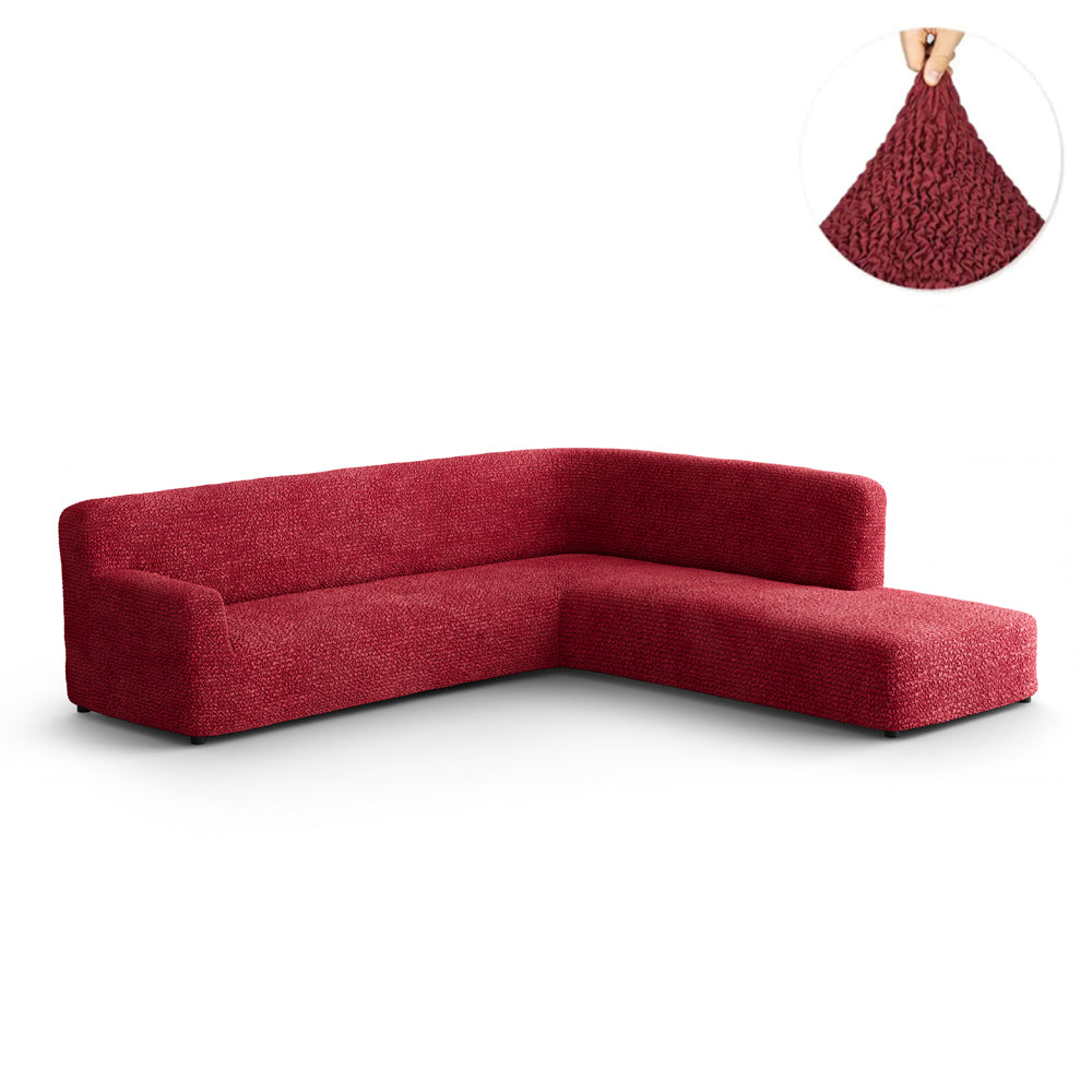 Fullback Sofa Cover (Right Chaise) - Bordeaux, Microfibra Collection