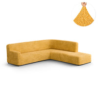 Fullback Sofa Cover (Right Chaise) - Mango, Microfibra Collection