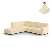 Fullback Sofa Cover (Left Chaise) - Beige, Microfibra Collection