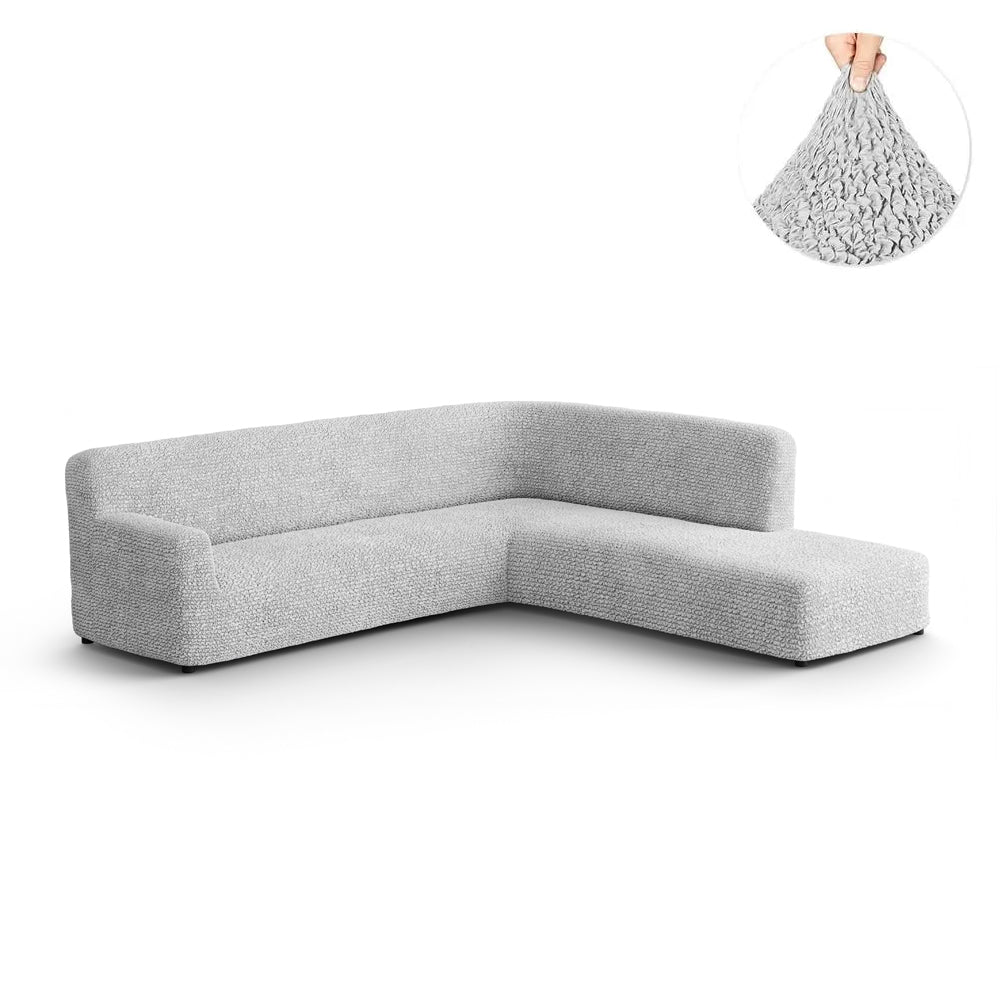 Fullback Sofa Cover (Right Chaise) - Pearl, Microfibra Collection
