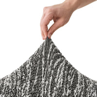 2 Seater Sofa Cover - Universo Grey, Microfibra Printed