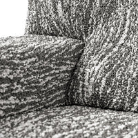 Housse de canapé en L (méridienne gauche) - Universo Grey, collection Microfibra Printed