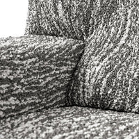 Corner Sofa Cover - Universo Grey, Microfibra Printed