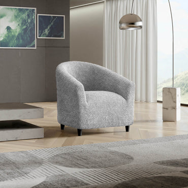 Tub Chair Cover - Pearl, Microfibra