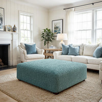 Large Footstool Cover - Tiffany, Microfibra