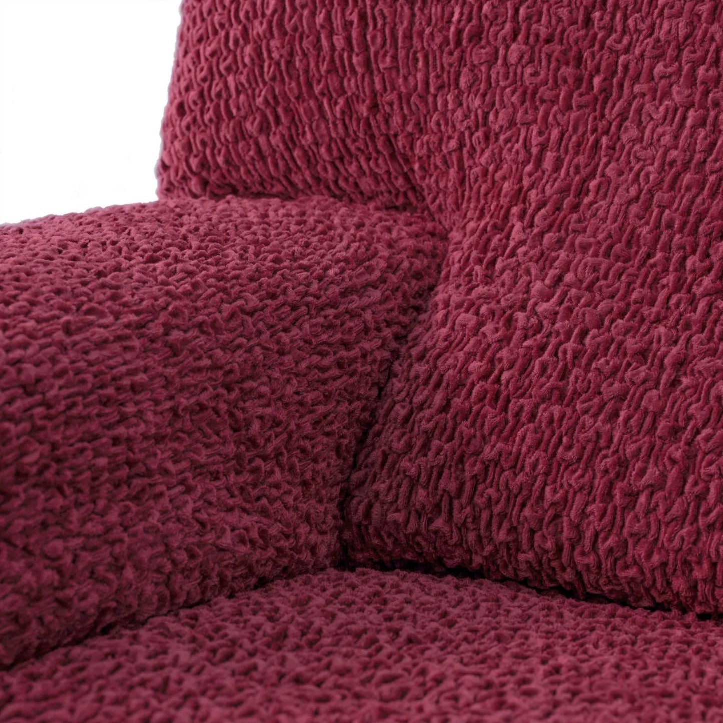 2 Seater Recliner Sofa Cover - Bordeaux, Velvet