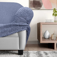 3 Seater Sofa Cover - Blue, Microfibra
