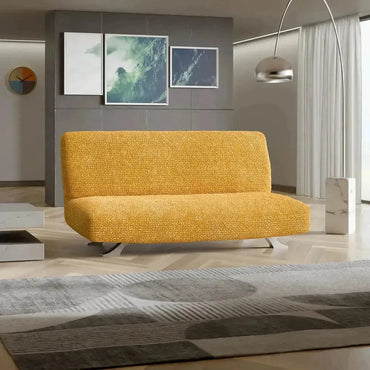 Futon Armless Sofa Bed Slipcover - Mango, Microfibra