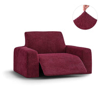 Recliner Chair Cover - Bordeaux, Velvet
