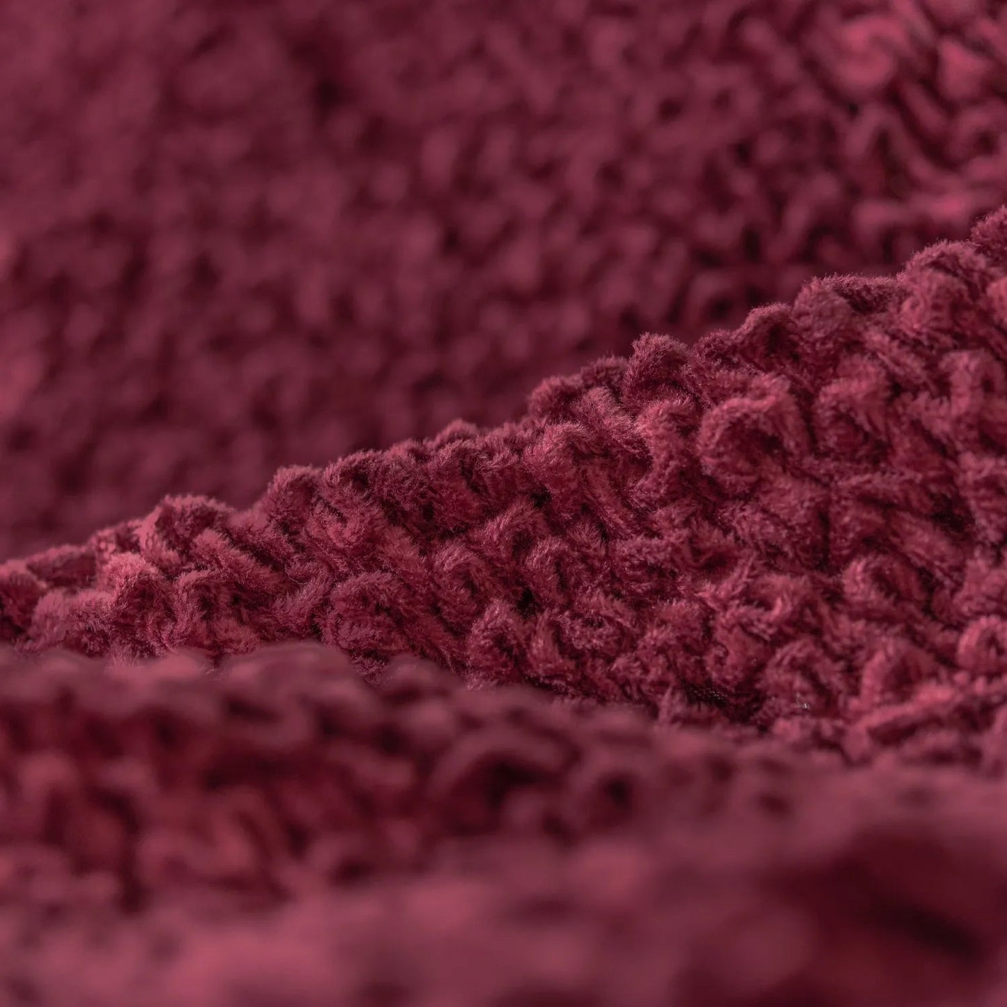 3 Seater Sofa Cover - Bordeaux, Velvet Collection