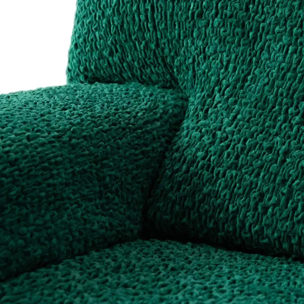 4 Seater Sofa Cover - Green, Velvet