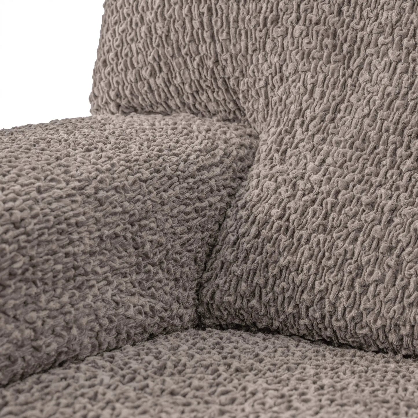Housse de fauteuil - Marron, Velours
