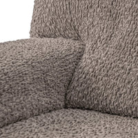 Housse de fauteuil - Marron, Velours