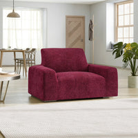 Arm Chair Cover - Bordeaux, Velvet