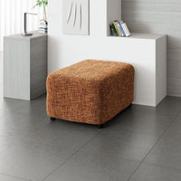 Housse de repose-pieds - Graffio Orange, imprimé en microfibre