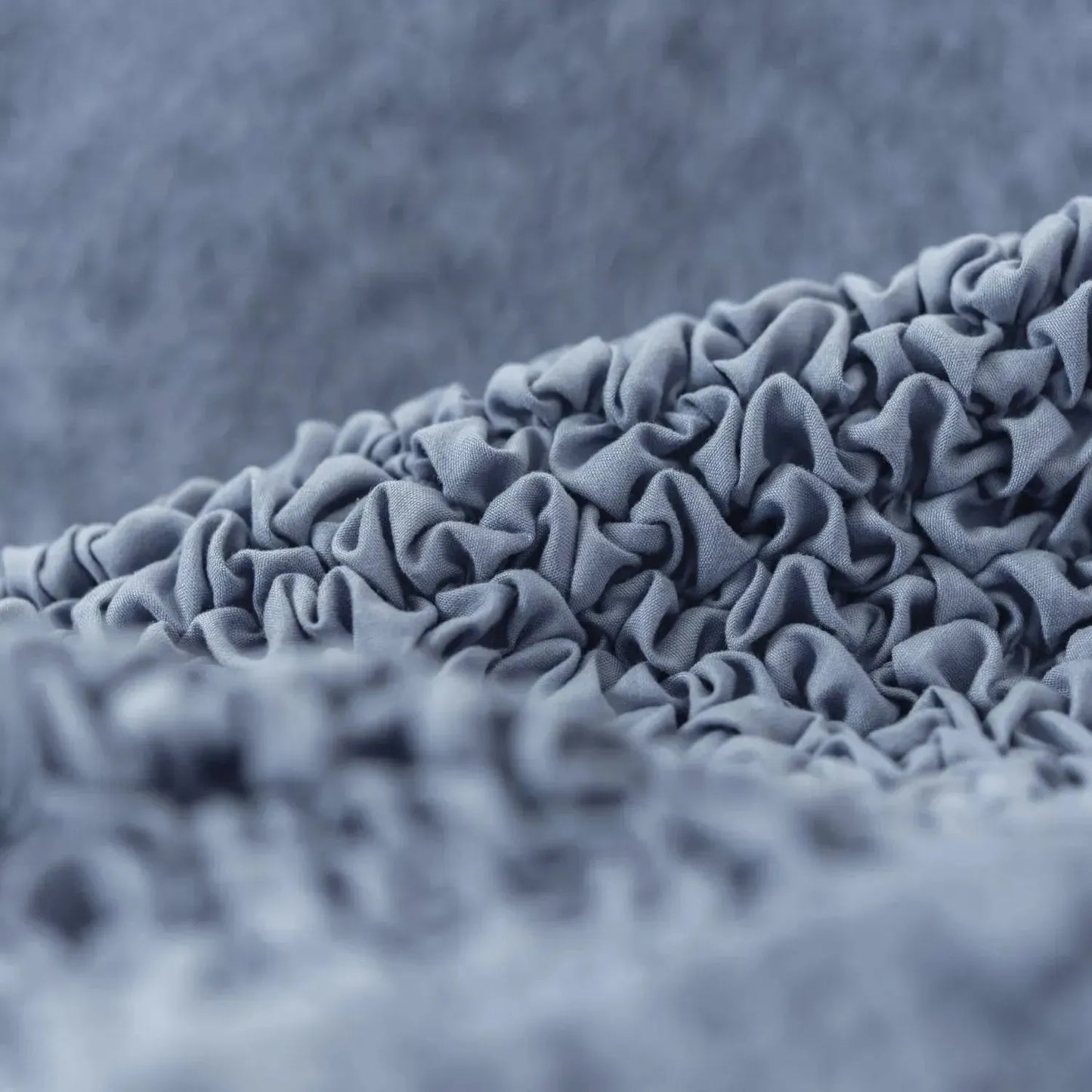 L-Shaped Sofa Cover (Right Chaise) - Blue, Microfibra Collection