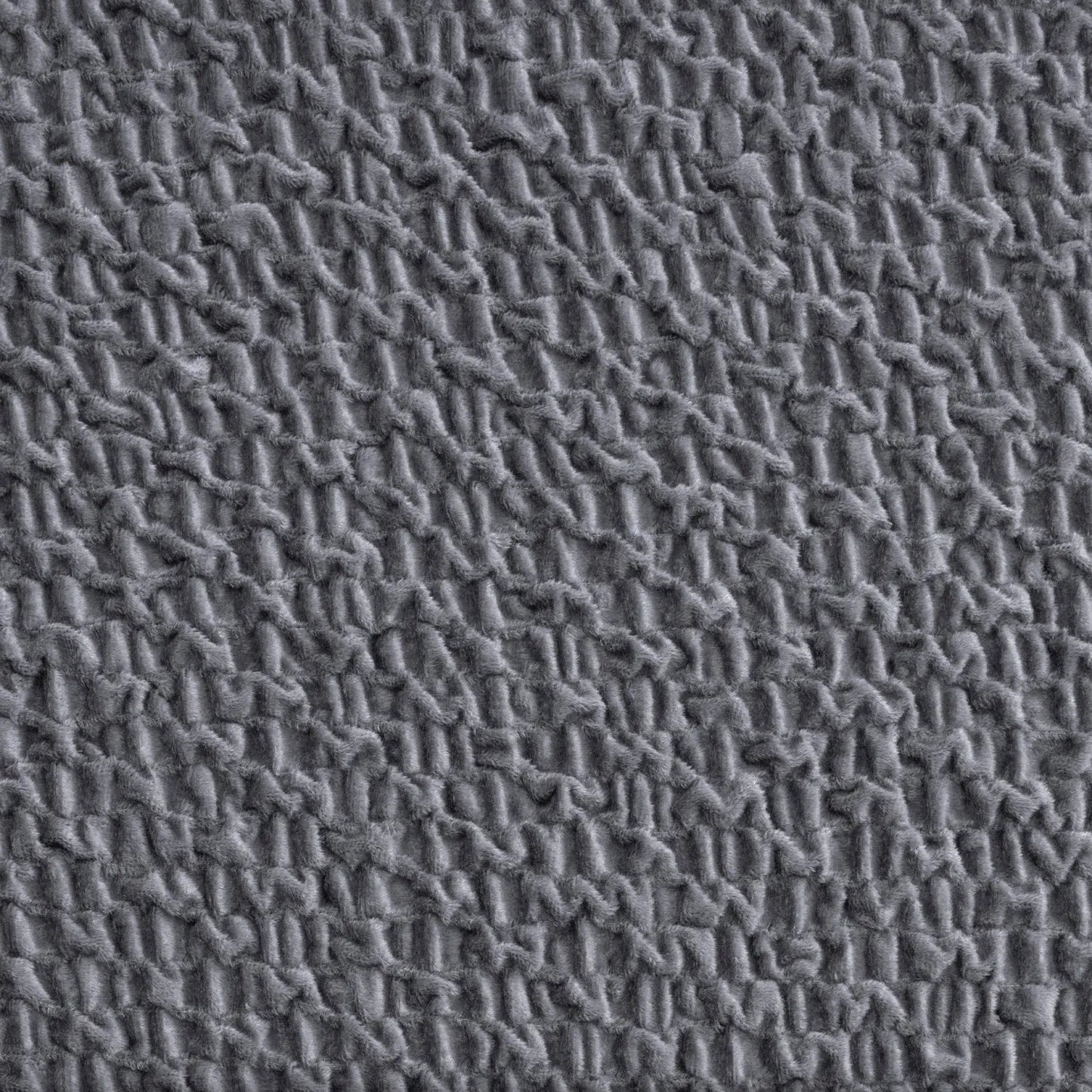 2 Seater Recliner Sofa Cover - Grey, Velvet