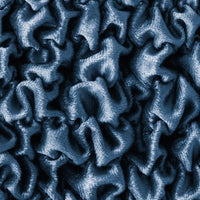 L-Shaped Sofa Cover (Left Chaise) - Blue, Fuco Velvet