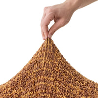 Housse de Canapé d'Angle - Graffio Orange, Microfibre Imprimée