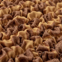 3 Seater Sofa Cover - Graffio Orange, Microfibra Printed