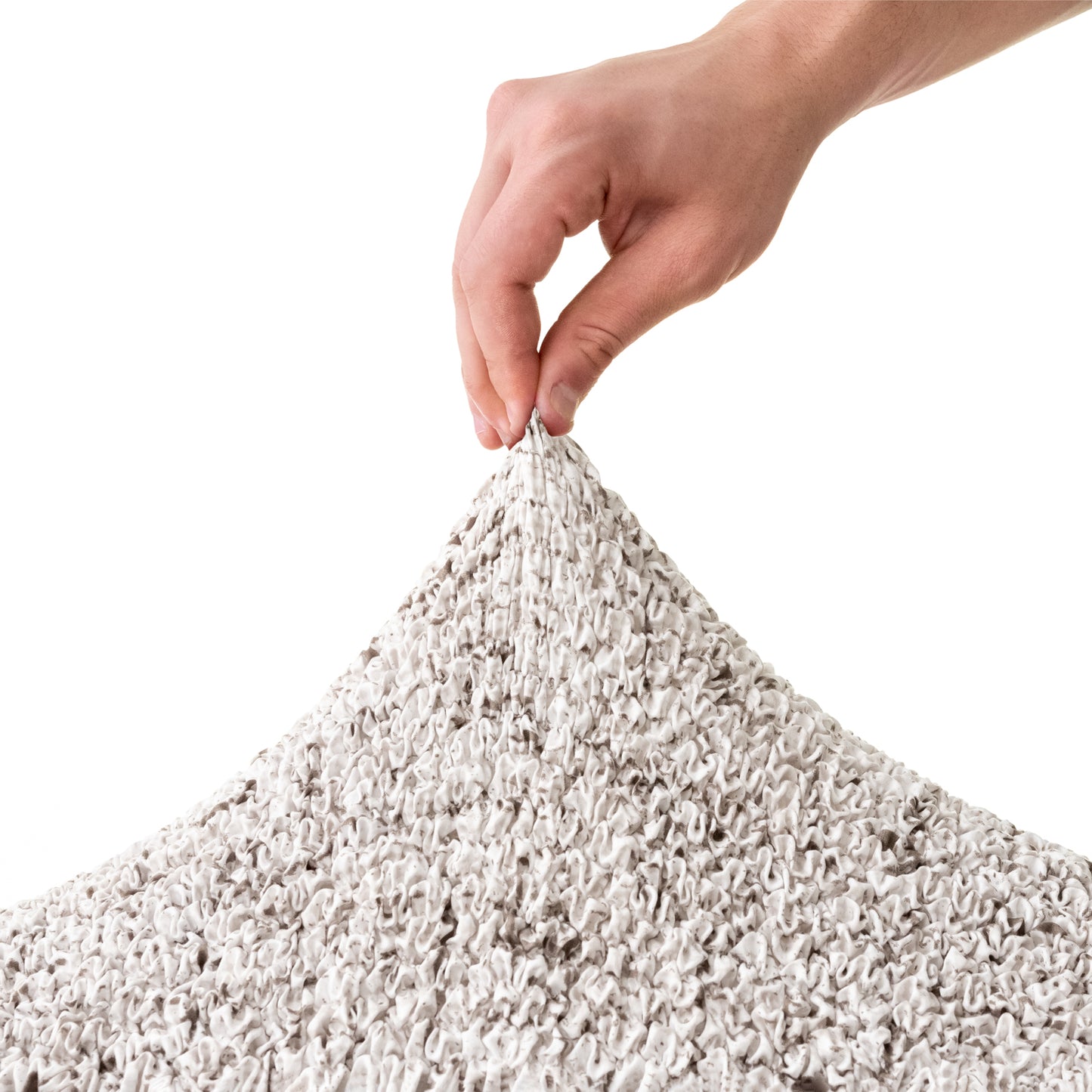 Armless Sofa Bed Slipcover - Vittoria White, Microfibra