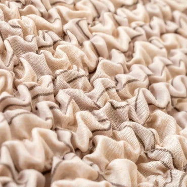 Fabric Sample - Microfibra Printed, Graffio Beige