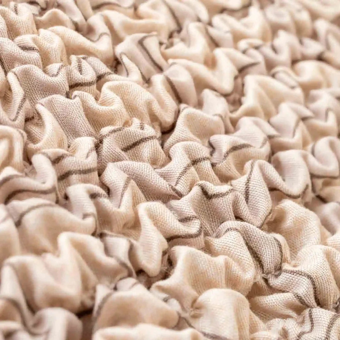 Fabric Sample - Microfibra Printed, Graffio Beige