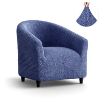 Tub Chair Cover - Blue, Microfibra